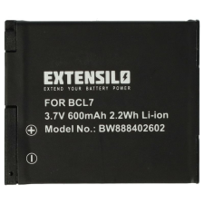 utángyártott Panasonic Lumix DMC-SZ3 készülékhez fényképezőgép akkumulátor (Li-Ion, 600mAh / 2.2Wh, 3.7V) - Utángyártott digitális fényképező akkumulátor