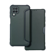 utángyártott Razor book Samsung Galaxy A12 flip tok, sötétzöld tok és táska