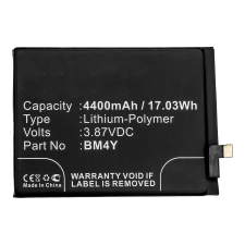 utángyártott Redmi M2012K11Q készülékhez mobiltelefon akkumulátor (Li-Polymer) - Utángyártott mobiltelefon akkumulátor