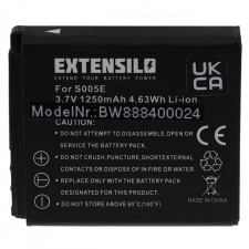 utángyártott Ricoh Digital készülékhez akkumulátor (3.7V, 1250mAh, Li-Ion) - Utángyártott digitális fényképező akkumulátor