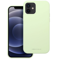 utángyártott Roar Samsung Galaxy S25 Ultra prémium szilikon tok velúr béléssel, világoszöld tok és táska