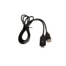 utángyártott Samsung Digimax ES71 készülékhez adatkábel (USB (Apa), Eszköz Specifikus, 150cm, Fekete) - Utángyártott kábel és adapter