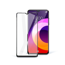 utángyártott Samsung Galaxy A36 Full Glue Ceramic hajlított tempered glass kijelzővédő üvegfólia, fekete mobiltelefon kellék