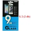 utángyártott Samsung Galaxy A54 5G SM-A546B, 2db Kijelzővédő fólia, ütésálló fólia (az íves részre NEM hajlik rá!), Tempered Glass (edzett üveg), Clear