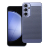 utángyártott Samsung Galaxy S23 FE SM-S711, Műanyag hátlap védőtok, légáteresztő, lyukacsos minta, Breezy, kék