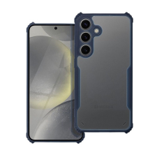 utángyártott Samsung Galaxy S24 Ultra ütésálló tok erősített peremmel, tengerészkék tok és táska