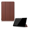 utángyártott Samsung Galaxy Tab S9 Plus 12.4 / Tab S10 Plus 12.4 SM-X810 / X816B / X820 / X826B, mappa tok, Trifold, barna