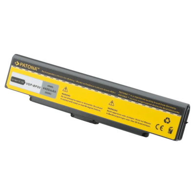 vhbw batteria compatibile con Sony Vaio VGN-TX48CP/L, VGN-TX56C/B, VGN-TX56C/T, VGN-TX56C/W laptop notebook (4400mAh, 11,1V, nero) con chip