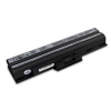 utángyártott Sony Vaio VGN-CS71B, VGN-CS71B/W fekete Laptop akkumulátor - 4400mAh (10.8V / 11.1V Fekete) - Utángyártott
