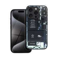 utángyártott Tech iPhone 12 Pro Max szilikon hátlap tok, fekete tok és táska