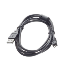 utángyártott USB adatkábel Casio Exilim Fujifilm Finepix Nikon fényképezőgépekhez (fekete) - Utángyártott kábel és adapter