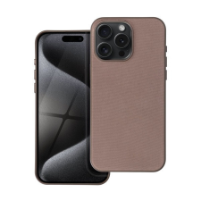 utángyártott Woven iPhone 15 Plus MagSafe szövet tok, barna tok és táska