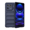 utángyártott Xiaomi 13 Pro, Szilikon tok, közepesen ütésálló, 3D minta, sötétkék