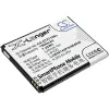 utángyártott ZTE Li3820T43P3h604655 helyettesítő mobiltelefon akkumulátor (Li-ion, 3.8V, 1900mAh / 7.22Wh) - Utángyártott