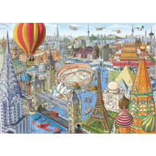 Utazás a Föld körül 80 nap alatt puzzle 1000 darabos puzzle, kirakós