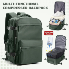  Utazó Hátizsák- Vákuumos -Zöld- 40 X 25 X 20 cm