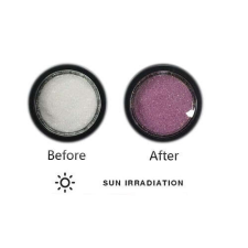 UV effekt csillámpor - mályva - 36 körömdíszítő