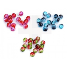 Üveg gyöngyök kétszínű - 10 gr./csomag gyöngy