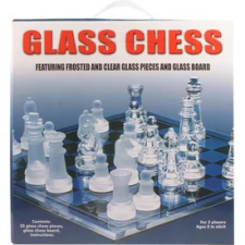  Üveg sakk 25 cm társasjáték