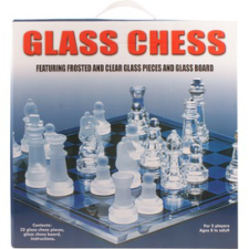  Üveg sakk 25 cm - 15664 logikai játék