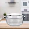  Üveg sütőtál BORCAM 3,15l, fedővel, kerek 3359013