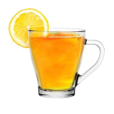 Üvegbögre, 6 db-os szett, 25 cl "TeaTime" bögrék, csészék