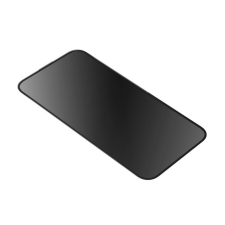  Üvegfólia iPhone 17 Pro Max - matt üvegfólia fekete kerettel mobiltelefon kellék
