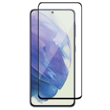Üvegfólia Samsung Galaxy S21 FE - fekete tokbarát Slim 3D üvegfólia mobiltelefon kellék