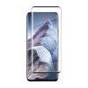  Üvegfólia Xiaomi Mi 11 Ultra - 5D szuperkemény fekete keretes üvegfólia (az íves részre is ráhajlik)