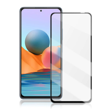 Üvegfólia Xiaomi Poco M5s - tokbarát Slim 3D üvegfólia fekete kerettel mobiltelefon kellék