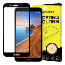  Üvegfólia Xiaomi Redmi 7A - Super kemény tokbarát fólia fekete kerettel mobiltelefon kellék
