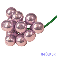  Üveggömb pick 2cm 12db/köteg - Fényes Világoslila dekorációs kellék