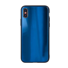 Üveghátlap Samsung A7 2018 Aurora Üveghátlap - Sötétkék tok és táska