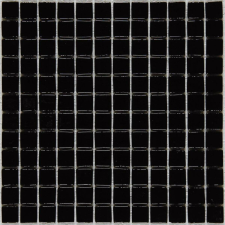  Üvegmozaik Mosavit Monocolores negro 30x30 cm fényes MC901 csempe