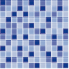 Üvegmozaik Premium Mosaic kék 30x30 cm fényes MOS25MIX5