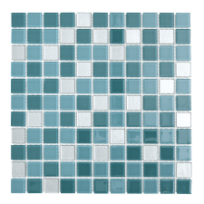 Üvegmozaik Premium Mosaic turquoise 30x30 cm fényes MOS25MIX12 csempe