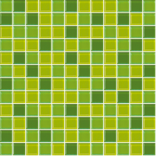 Üvegmozaik Premium Mosaic zöld 30x30 cm fényes MOS25MIX4 csempe