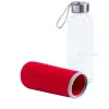  Üvegpalack, sportkulacs neoprén borítással, 420ml
