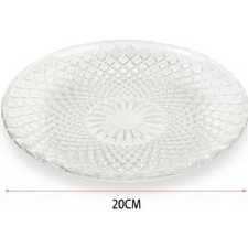  ÜVEGTÁL 20CM tányér és evőeszköz