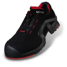 Uvex Cipő Uvex 1 x-tended support S3 SRC ESD kompozit orrmerevítő fekete 38 munkavédelmi cipő