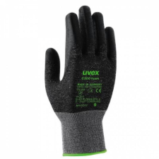 Uvex Kesztyű Uvex c300 foam tenyérmártott kényelmes viselet vágásbiztos antracit 8 védőkesztyű