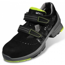 Uvex Szandál Uvex 1 S1 sportos fémmentes lélegzõ tépõzáras PU ESD talp fekete 42 munkavédelmi cipő