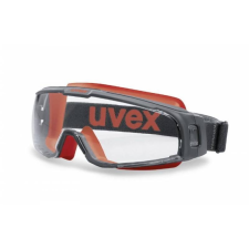 Uvex Védőszemüveg Uvex u-sonic gumipántos fekete/piros védőszemüveg