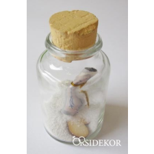  Üzenet a palackban, parafadugóval dekorációs kellék