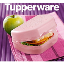  Uzsidoboz/uzsonnás doboz, Nagy, Szivecskés rózsaszín (17x13,5x7 cm) - Tupperware konyhai eszköz