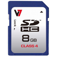 V7 - 8GB SD CARD CL4 RETAIL - VASDH8GCL4R-2E memóriakártya