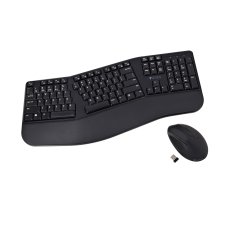 V7 BT Ergo Wireless Ergonómikus Billentyűzet + Egér - Német (CKW500BTDE) billentyűzet