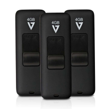 V7 Pen Drive 4GB USB 2.0 V7 fekete 3db (VF24GAR-3PK-3E) (VF24GAR-3PK-3E) pendrive