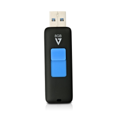 V7 Pen Drive 8GB USB 3.0 V7 fekete-kék (VF38GAR-3E) (VF38GAR-3E) pendrive