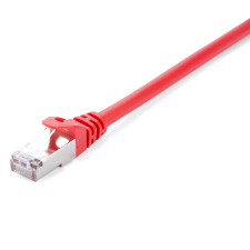 V7 - STP Cat6 patch kábel 1m - V7CAT6STP-01M-RED-1E kábel és adapter